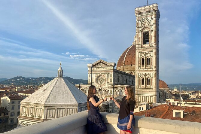 2H Private Rooftop Wine and Food Tasting Experience in Florence - The Duomo view is the main event
