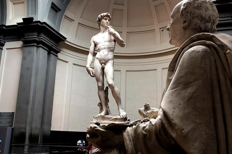 Accademia & Michelangelo's David Private Tour - Giotto Frescoes on the Upper Level