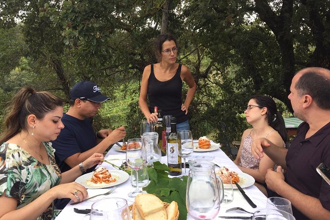 Brunello di Montalcino, small biodynamic wineries - Lunch with pecorino, finocchiona, and seasonal dishes