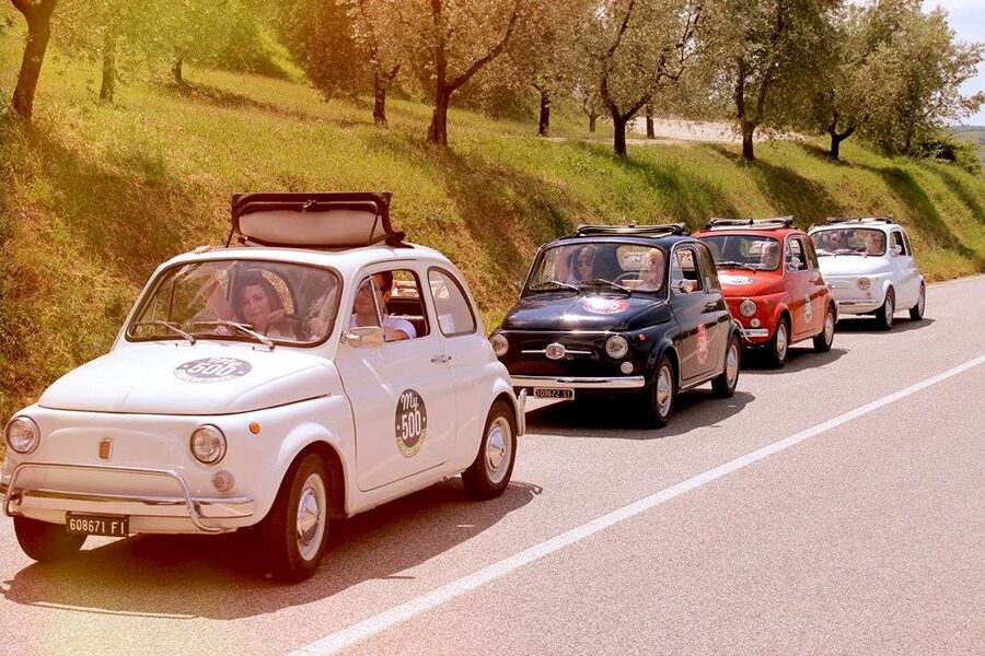 Chianti Countryside Full-Day Tour by Vintage Fiat 500 - Meeting the guide and getting behind the wheel