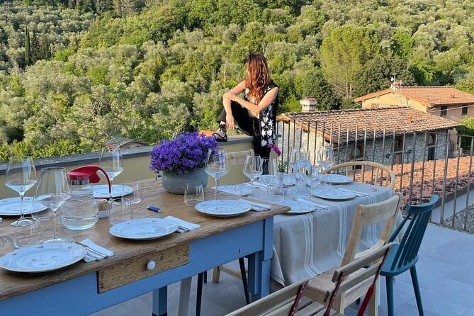 Cooking Class and Lunch at a Tuscan Farmhouse with Local Market Tour from Florence - Eating the meal you helped prepare