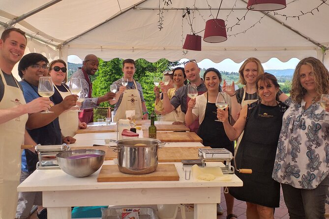Cooking Class on a Family Farm in Chianti with Lunch - Lunch under the Tuscan sky