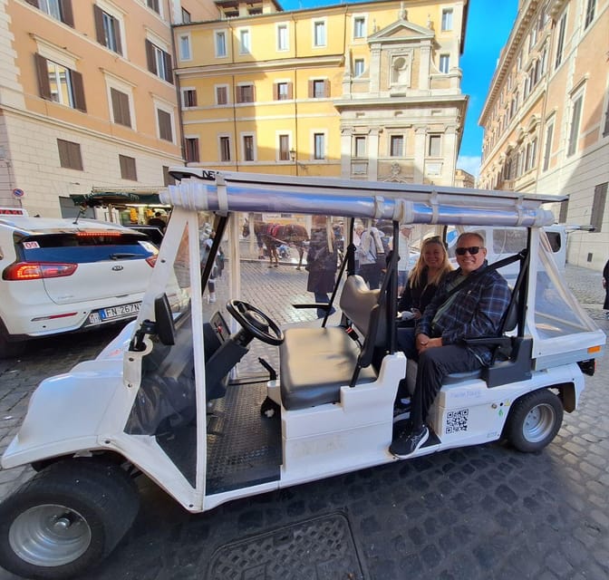 Discover Florence with a Semi-Private Golf Cart Tour - Passing the Uffizi Gallery and Florence’s artistic center