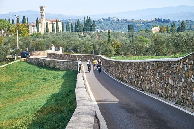 E-bike Chianti Classico & Tuscany tour with Wine & Lunch at Farm - Villa di Bellosguardo: Florence from above