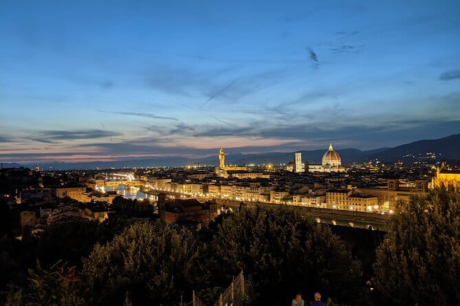 Electric Bike Night Tour of Florence with amazing view from Michelangelo Square - Why this Florence night ride works so well