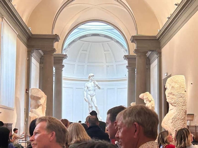 Florence: Accademia and David Entrance Ticket with a Host - Seeing Michelangelo’s David in the main hall