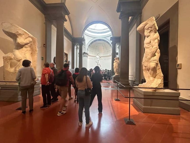 Florence: Accademia and David Entrance Ticket with a Host - Medieval and Renaissance painting galleries