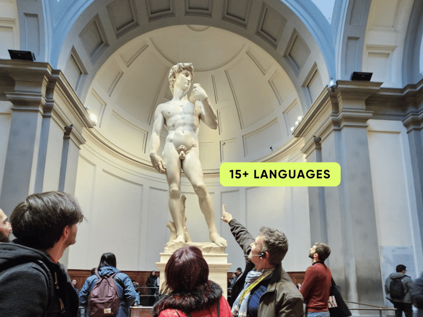 Florence: Accademia Ticket & Audio Guided Tour with Host - Reserved entry, with one important catch