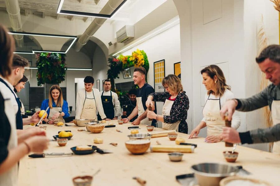 Florence: Art of Pasta Cooking Workshop with Food and Wine - Shaping tortelli, tagliatelle, and fettuccine