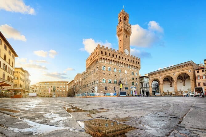 Florence by golf Cart Piazzale Michelangelo - Santa Croce gets the longest stop