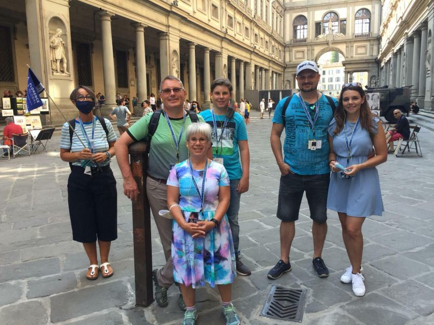 Florence: City Walking Tour and Uffizi Gallery Visit - Entering the Uffizi through the priority entrance