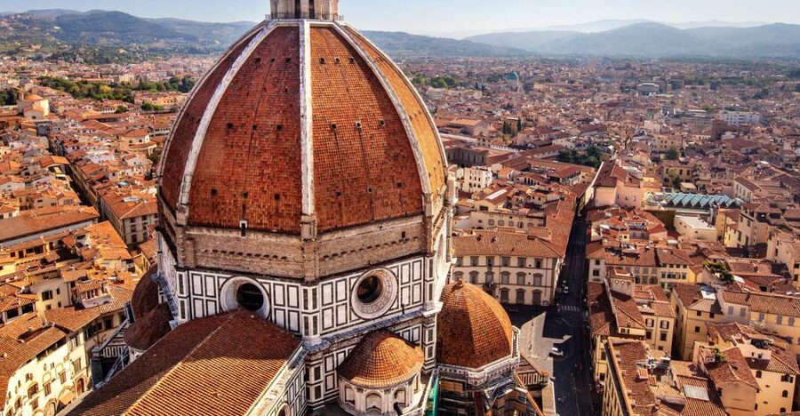Florence: Climbing Tour of Brunelleschi’s Dome - Reaching the terrace above Florence