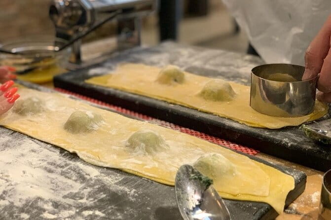 Florence: Cooking Class Pasta & Tiramisu Making Unlimited Wine - Mixing Dough and Making Two Kinds of Pasta