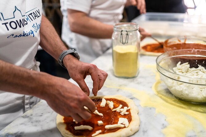 Florence Cooking Class The Art of Making Gelato & Authentic Pizza - Dinner, wine, and a social table