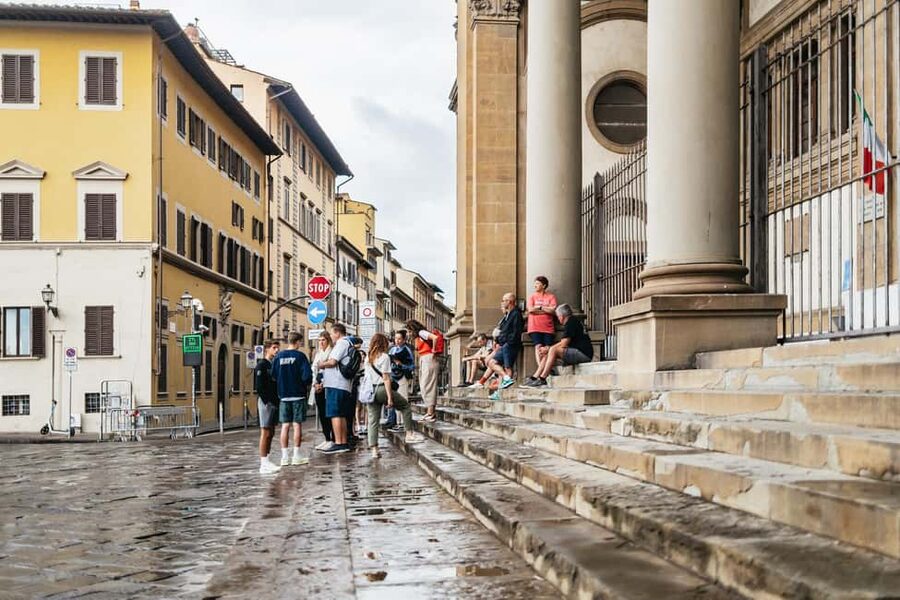 Florence: Countryside Vintage Fiat 500 Driving Tour - A Church, Stone Walls, and Olive Groves