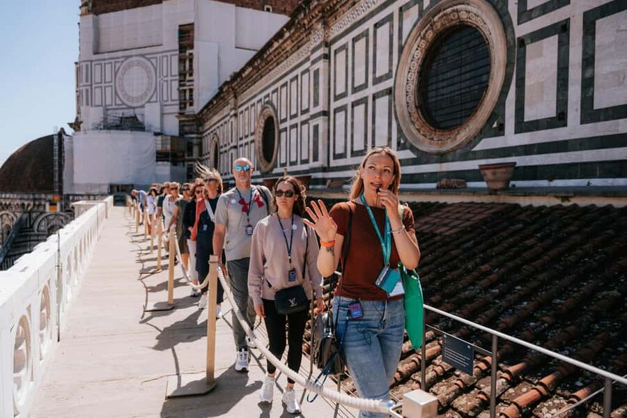 Florence: David at Accademia and Duomo Terraces VIP Tour - Meeting at Piazza San Marco