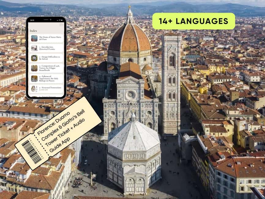 Florence:Duomo Complex & Giotto's Bell Tower Ticket+AudioApp - Climbing Giotto’s 85-meter Bell Tower