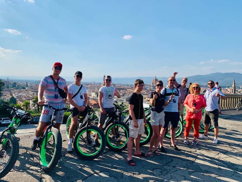 Florence: E-Bike Tour with Michelangelo Square - Riding through the historic center
