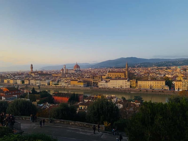 Florence: E-Bike Tour with Michelangelo Square - Crossing toward the Oltrarno