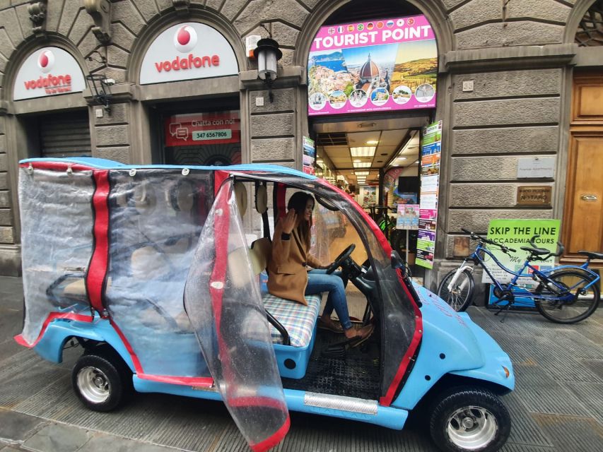 Florence: Eco-Friendly Panoramic Tour in Electric Golf Cart - Along the Arno to Michelangelo Square