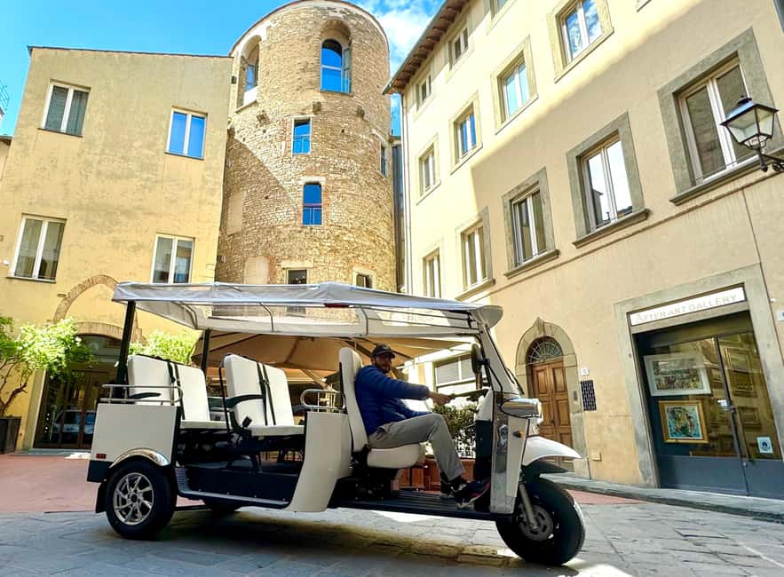 Florence: Eco Golf Car & e Tuk Tuk City Tour - Key Points at a Glance