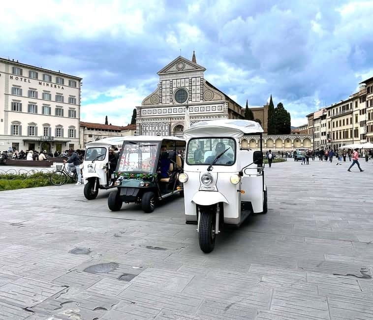 Florence: Eco Golf Car & e Tuk Tuk City Tour - The Duomo: Florence’s Instant Orientation Point