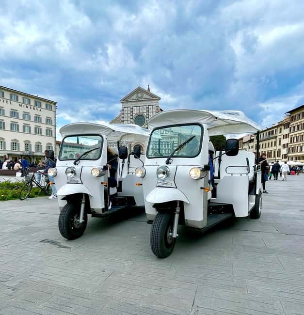 Florence: Eco Golf Car & e Tuk Tuk City Tour - Starting Near Santa Maria Novella