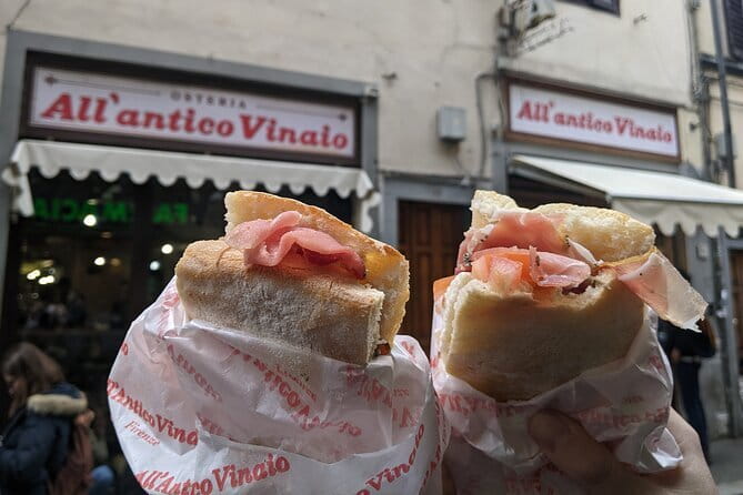 Florence Food Tour with Antico Vinaio skip the line - Market flavors and the food Florence actually eats