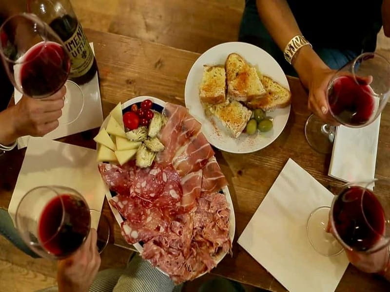 Florence Foodies Tour: Savor Tuscan Flavors & Fine Wine - Salumi, pecorino, olive oil, and Chianti