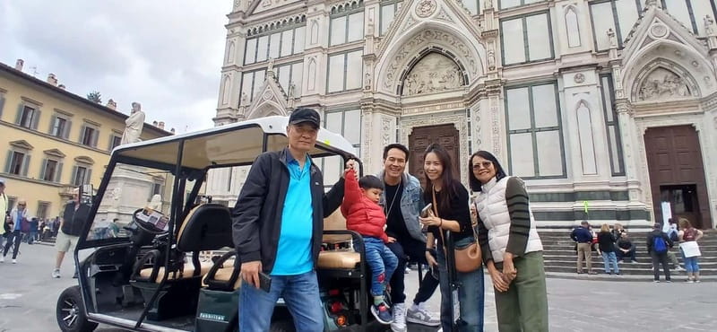 Florence Golf Cart Tour City Center & Piazzale Michelangelo - Pitti Palace and the Oltrarno side