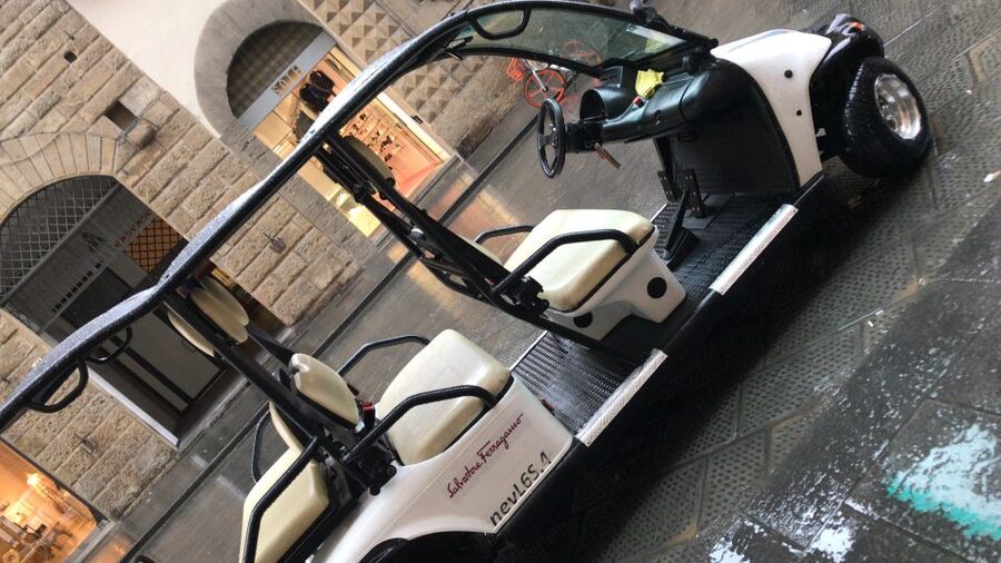 Florence: Golf Cart Tour with Panoramic Views - San Miniato al Monte and the 15-minute photo stop