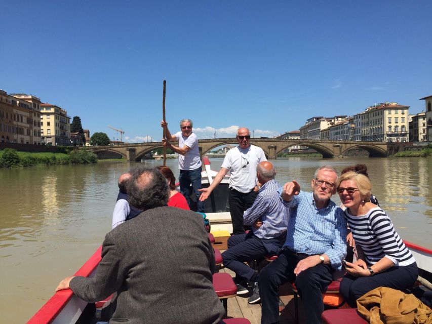 Florence: Guided Gondola Boat Tour with a Glass of Wine - Sunset timing and weather concerns