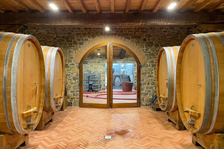 Florence: Hiking Tuscany & Chianti wine 3 wineries and lunch - The hilltop winery above Montefioralle