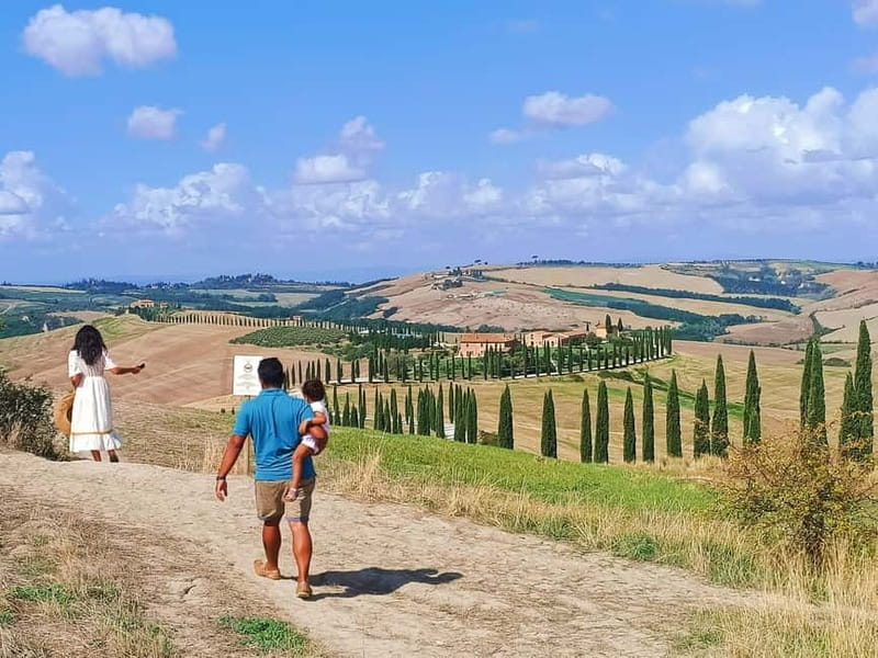Florence: Montalcino, Montepulciano & Val d Orcia with lunch - The Val dOrcia stop and its famous scenery
