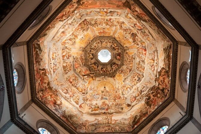 Florence panoramic view Giotto's Bell Tower and Cathedral Ticket - The Baptistery offers a quieter final stop