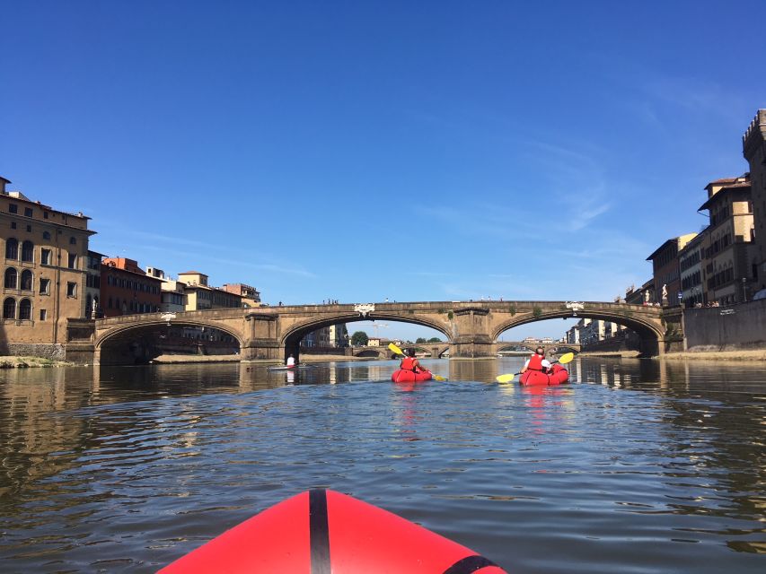 Florence: Ponte Vecchio and City Sights Guided Kayak Cruise - Following the Arno past central Florence