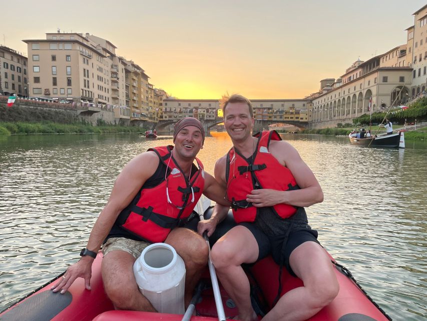 Florence: Ponte Vecchio Rafting Experience with Aperitif - Meeting at San Niccolò