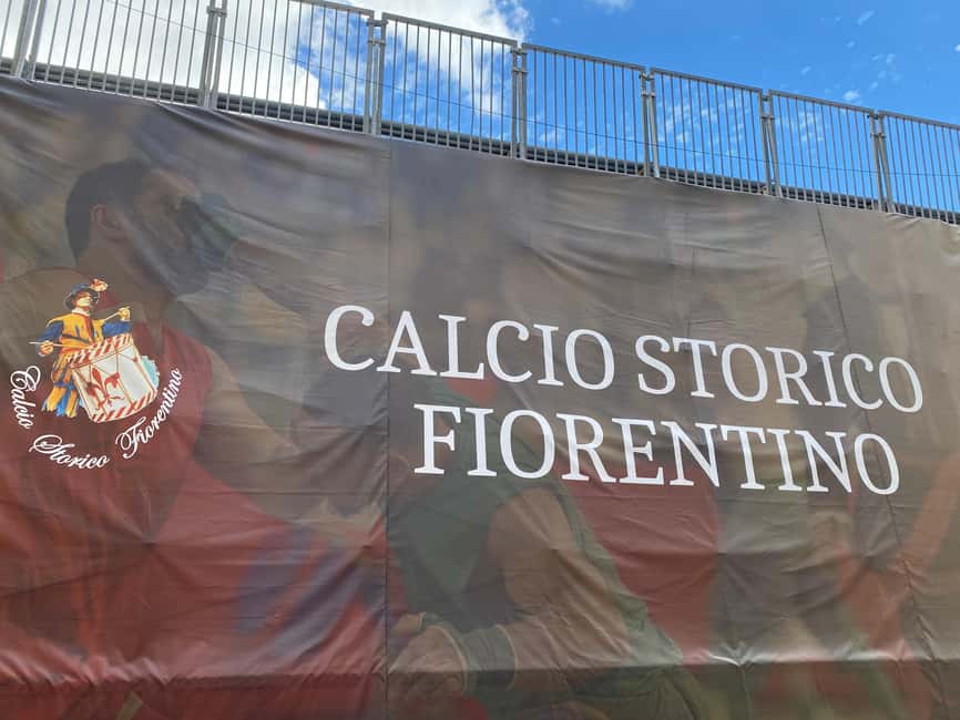 Florence Premium E-Bike Football Tour - Artemio Franchi Stadium and the Viola identity