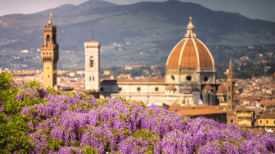 Florence Premium E-Bike Tour + Photo Shoot and Tastings - Piazzale Michelangelo and the Arno hills