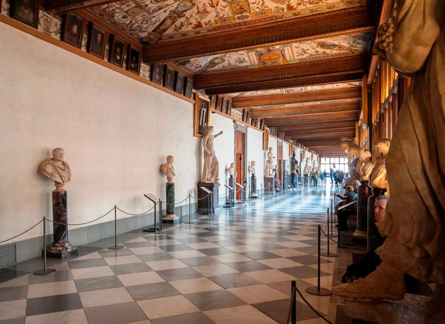 Florence: Skip-the-Line Tour of Uffizi & Accademia Galleries - Finishing above Florence at the Uffizi Terrace