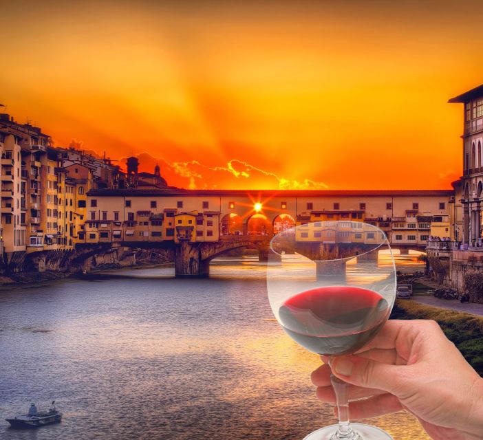 Florence: Sunset Sightseeing Tour and Wine Tasting - Starting on Ponte Vecchio beside Benvenuto Cellini