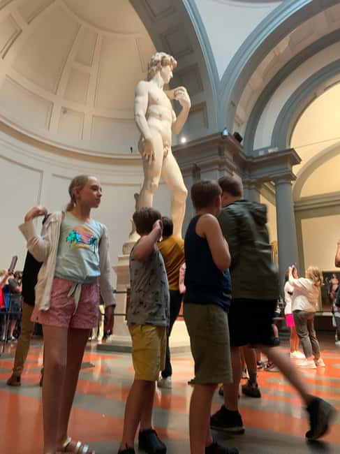 Florence: Tour for Kids w/ Michelangelo Statue of David - Piazza della Repubblica and the cathedral