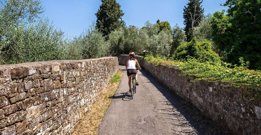 Florence: Tuscany Bike Tour with Wine & Olive Oil - From Oltrarno streets to the first Tuscan hill