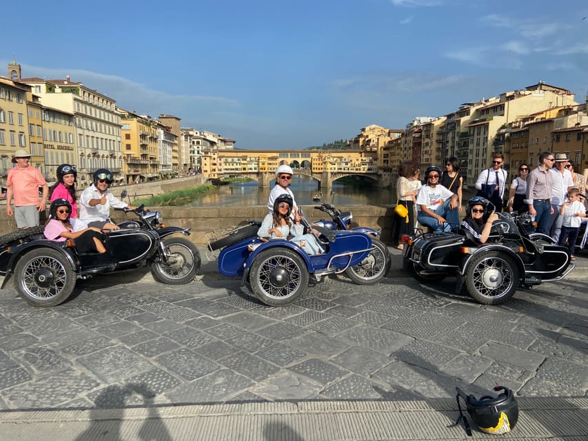 Florence Vintage Motorcycle Sidecar ride - Morning or Sunset - Who will enjoy this ride most