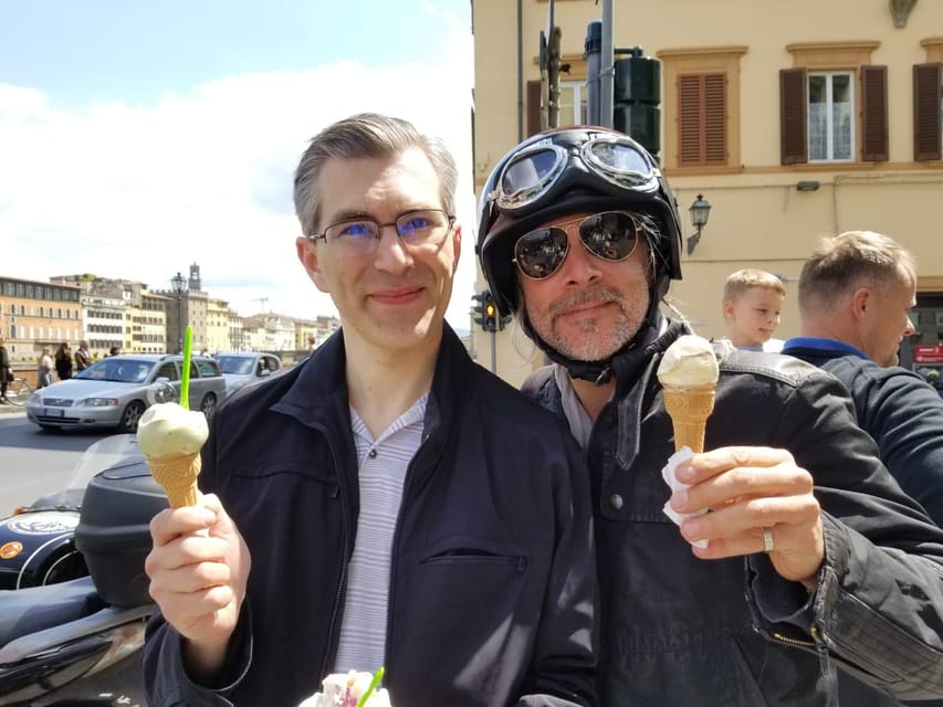 Florence Vintage Motorcycle Sidecar ride - Morning or Sunset - Michelangelo Square for Florence’s famous panorama