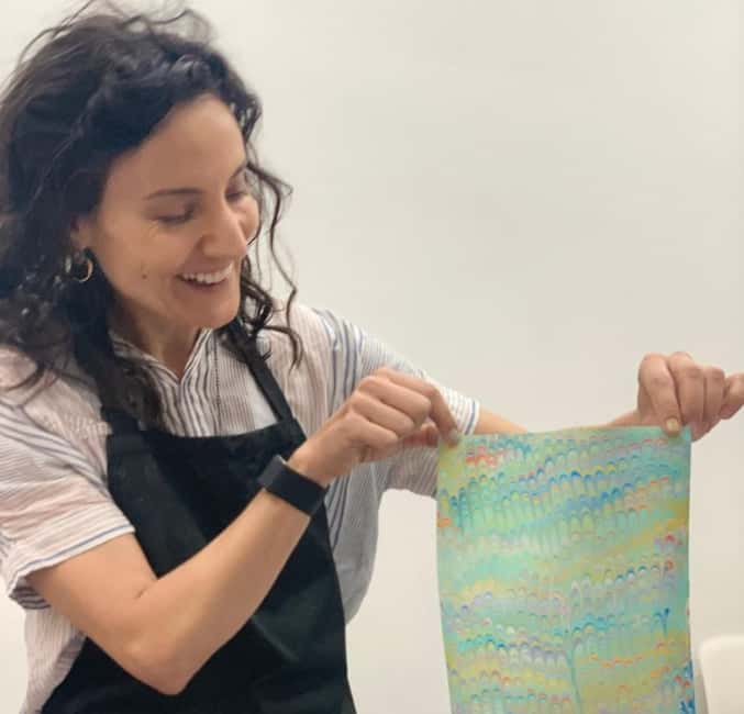 Florentine Paper Marbling Artisan Experience - Making your own marbled paper