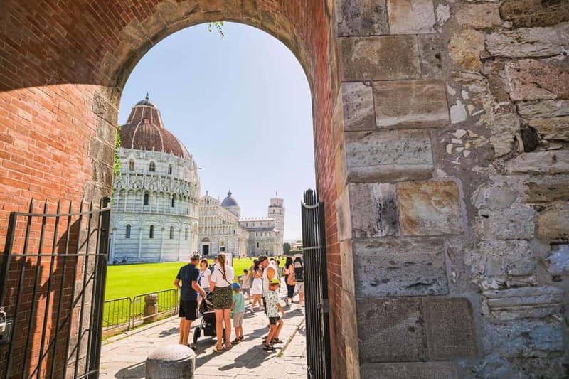 From Florence: Half-Day Pisa Tour and Optional Leaning Tower - Walking toward Piazza dei Miracoli