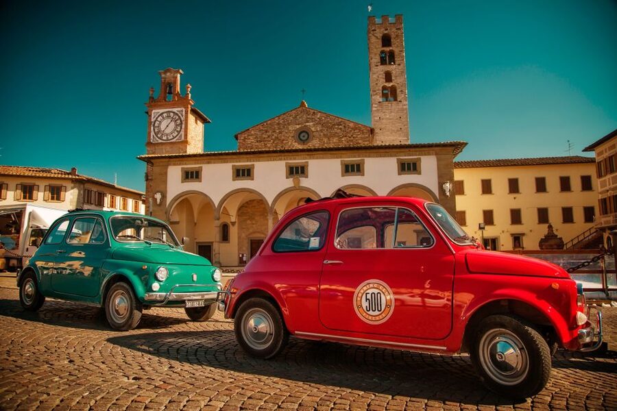 From Florence: Sunset Wine Tasting Tour in Vintage Car - Driving a vintage car through Tuscan scenery