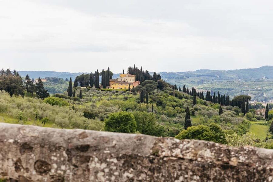 From Florence: Tuscan Countryside Vespa Tour with Tastings - The first views: Florence from the riverside road