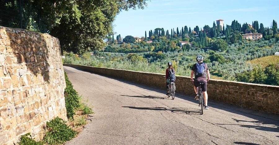 From Florence: Tuscan Hills Biking with Farm Tour and Lunch - Two hours through Chianti’s small roads